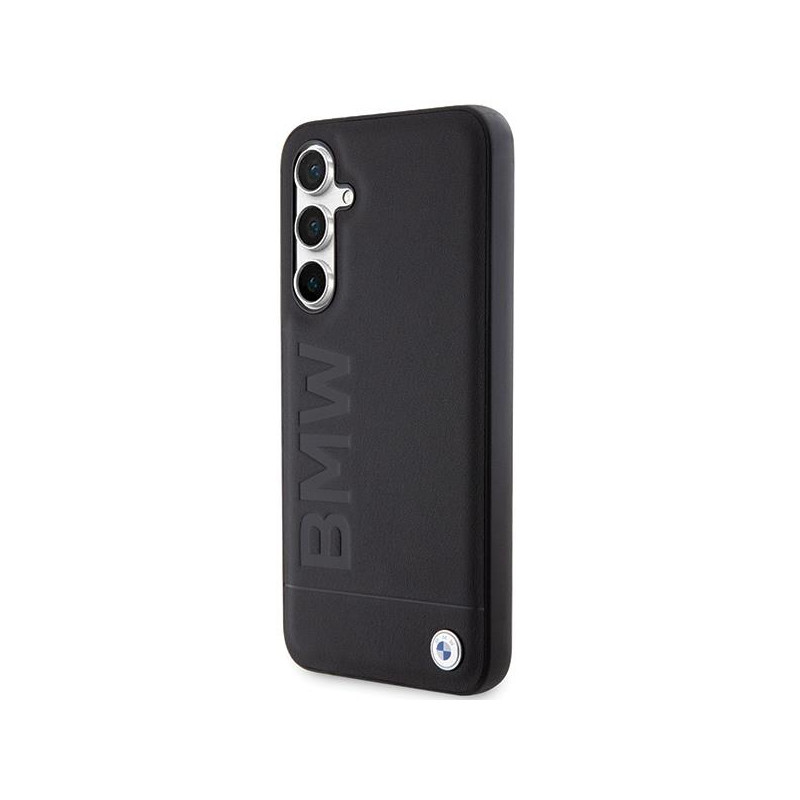 Etui BMW Leather Hot Stamp na Samsung Galaxy S23 FE - czarne