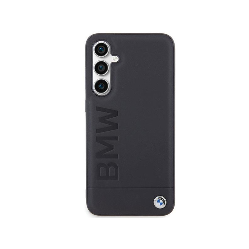 Etui BMW Leather Hot Stamp na Samsung Galaxy S23 FE - czarne
