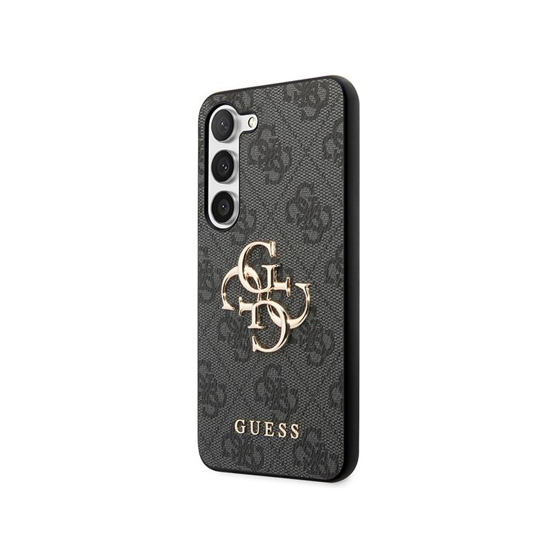 Etui Guess 4G Big Metal Logo na Samsung Galaxy S23 FE - szare