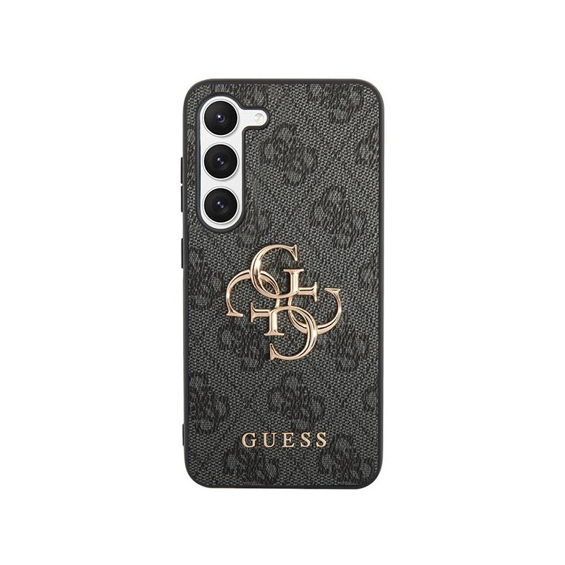 Etui Guess 4G Big Metal Logo na Samsung Galaxy S23 FE - szare