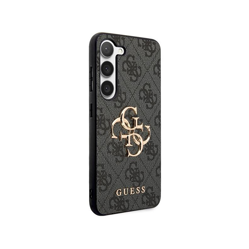 Etui Guess 4G Big Metal Logo na Samsung Galaxy S23 FE - szare