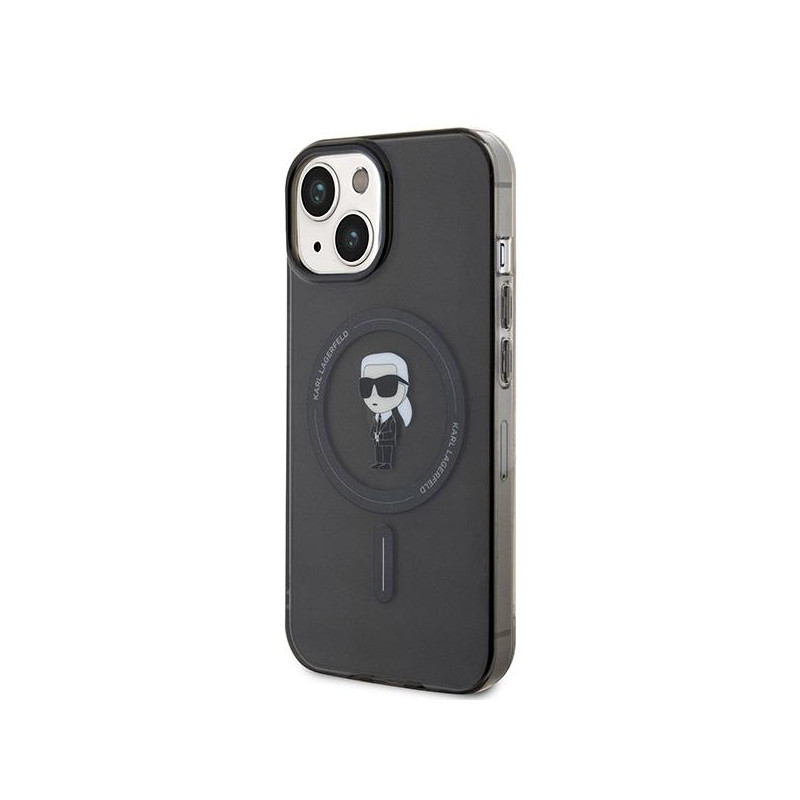 Etui Karl Lagerfeld IML Ikonik MagSafe na iPhone 15 / 14 / 13 - czarne