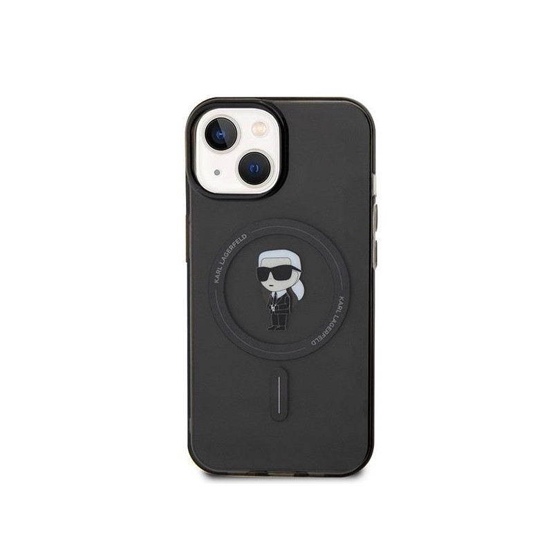 Etui Karl Lagerfeld IML Ikonik MagSafe na iPhone 15 / 14 / 13 - czarne
