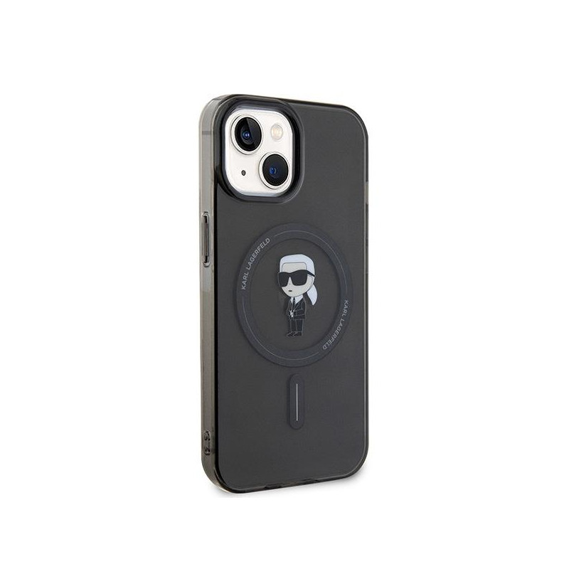 Etui Karl Lagerfeld IML Ikonik MagSafe na iPhone 15 / 14 / 13 - czarne