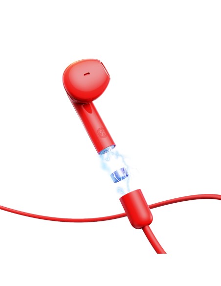 Sportowe słuchawki bezprzewodowe typu neckband Joyroom JR-DS1 - czerwone Sportowe słuchawki bezprzewodowe typu neckband Joyroom JR-DS1 - czerwone