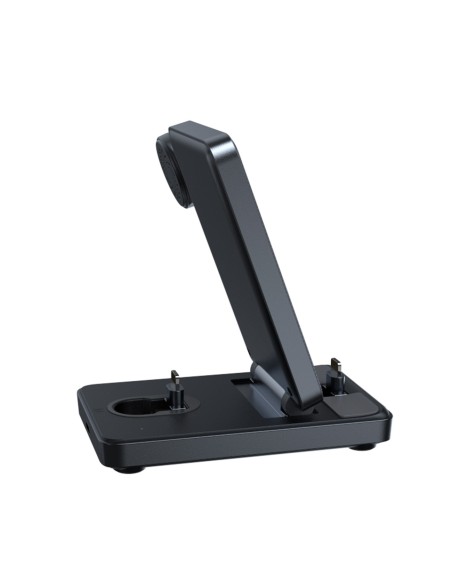 Stacja ładująca 4w1 Joyroom JR-WQS02 iPhone AirPods Apple Watch składana - czarna Stacja ładująca 4w1 Joyroom JR-WQS02 iPhone AirPods Apple Watch składana - czarna