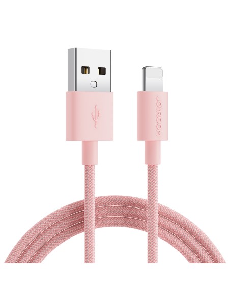 Kabel Joyroom S-2030M13 ze złączami Lightning i USB-A o długości 2 m - różowy Kabel Joyroom S-2030M13 ze złączami Lightning i USB-A o długości 2 m - różowy