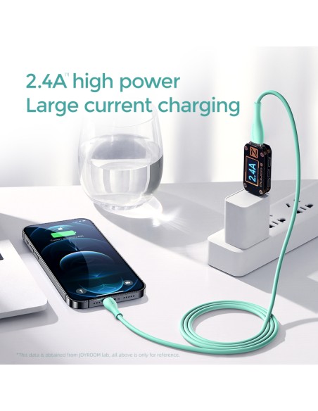 Kabel USB - Lightning Joyroom S-2030M8 3A 2m - zielony Kabel USB - Lightning Joyroom S-2030M8 3A 2m - zielony
