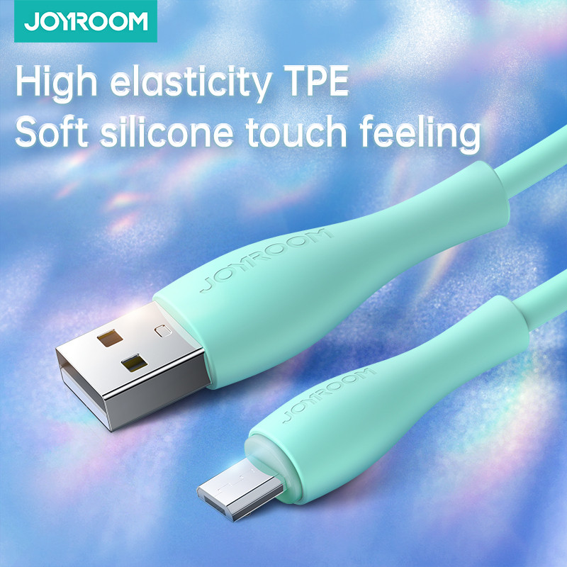 Kabel USB - micro USB Joyroom S-2030M8 3A 2m - zielony