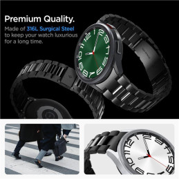 Pasek Spigen Modern Fit Band na Samsung Galaxy Watch 6 Classic (47 mm) - czarny