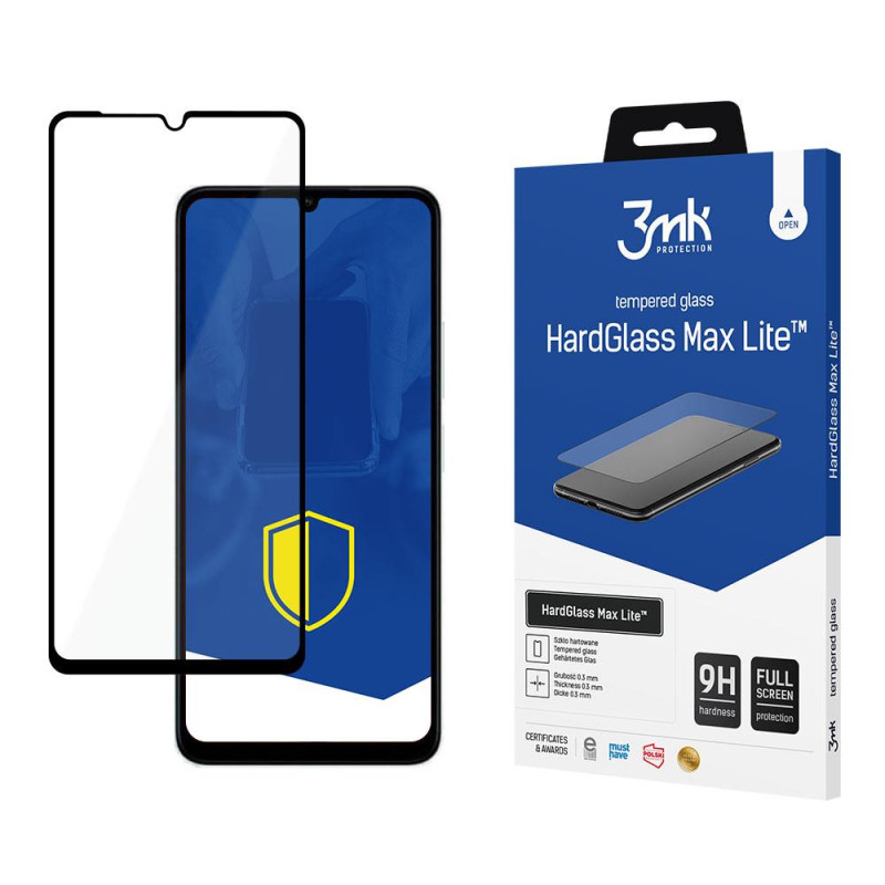 Szkło 9H 3mk HardGlass Max Lite™ na Redmi 13C / Poco C65 Szkło 9H 3mk HardGlass Max Lite™ na Redmi 13C / Poco C65