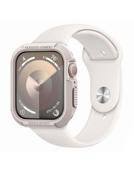 Etui Spigen Rugged Armor na Apple Watch 4 / 5 / 6 / 7 / 8 / 9 / SE (44 / 45 mm) - beżowe Etui Spigen Rugged Armor na Apple Watch 4 / 5 / 6 / 7 / 8 / 9 / SE (44 / 45 mm) - beżowe
