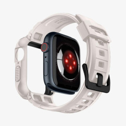Etui Spigen Rugged Armor Pro na Apple Watch 4 / 5 / 6 / 7 / 8 / 9 / SE (44 / 45 mm) - beżowe