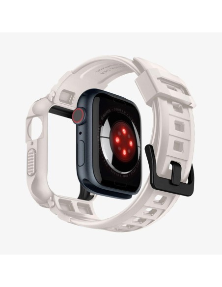 Etui Spigen Rugged Armor Pro na Apple Watch 4 / 5 / 6 / 7 / 8 / 9 / SE (44 / 45 mm) - beżowe Etui Spigen Rugged Armor Pro na Apple Watch 4 / 5 / 6 / 7 / 8 / 9 / SE (44 / 45 mm) - beżowe