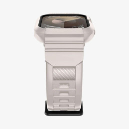 Etui Spigen Rugged Armor Pro na Apple Watch 4 / 5 / 6 / 7 / 8 / 9 / SE (44 / 45 mm) - beżowe