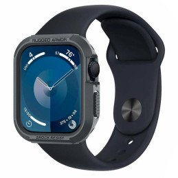 Etui Spigen Rugged Armor na Apple Watch 4 / 5 / 6 / 7 / 8 / 9 / SE (44 / 45 mm) - ciemnoszare