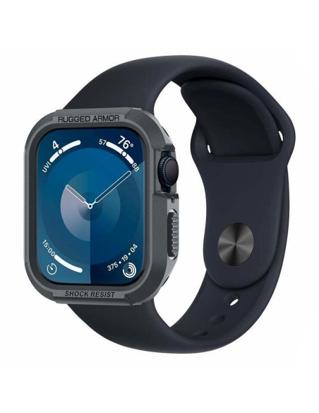 Etui Spigen Rugged Armor na Apple Watch 4 / 5 / 6 / 7 / 8 / 9 / SE (44 / 45 mm) - ciemnoszare Etui Spigen Rugged Armor na Apple Watch 4 / 5 / 6 / 7 / 8 / 9 / SE (44 / 45 mm) - ciemnoszare