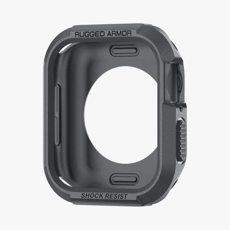 Etui Spigen Rugged Armor na Apple Watch 4 / 5 / 6 / 7 / 8 / 9 / SE (44 / 45 mm) - ciemnoszare