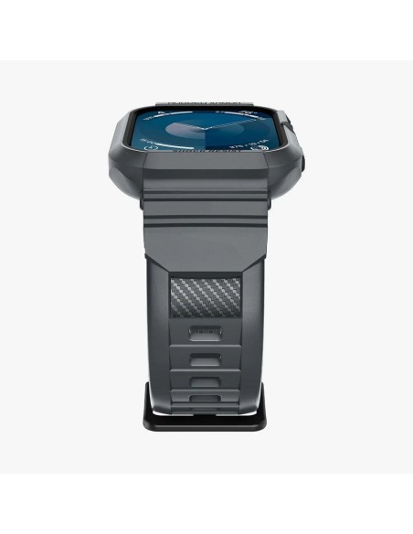 Etui Spigen Rugged Armor Pro na Apple Watch 4 / 5 / 6 / 7 / 8 / 9 / SE (44 / 45 mm) - ciemnoszare Etui Spigen Rugged Armor Pro na Apple Watch 4 / 5 / 6 / 7 / 8 / 9 / SE (44 / 45 mm) - ciemnoszare