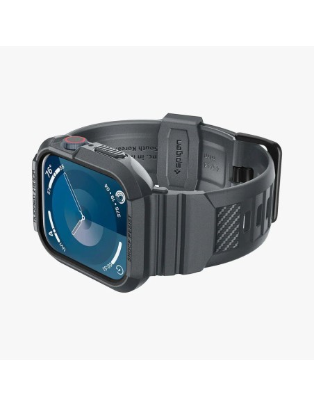 Etui Spigen Rugged Armor Pro na Apple Watch 4 / 5 / 6 / 7 / 8 / 9 / SE (44 / 45 mm) - ciemnoszare Etui Spigen Rugged Armor Pro na Apple Watch 4 / 5 / 6 / 7 / 8 / 9 / SE (44 / 45 mm) - ciemnoszare