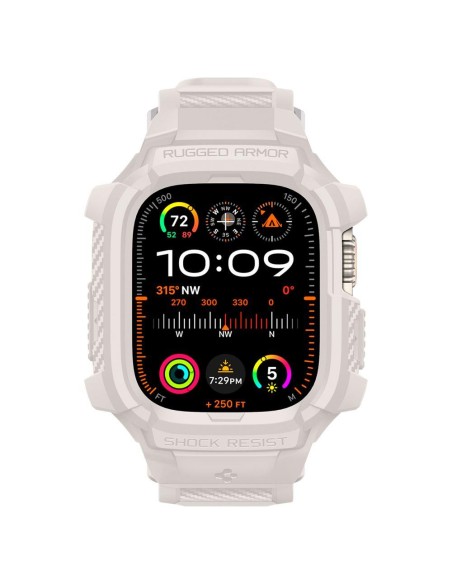 Etui Spigen Rugged Armor Pro na Apple Watch Ultra 1 / 2 (49 mm) - beżowe Etui Spigen Rugged Armor Pro na Apple Watch Ultra 1 / 2 (49 mm) - beżowe