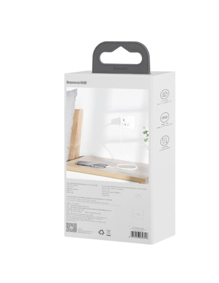 2x USB laidas Iphone žaibiškas greitas įkrovimas Maitinimo tiekimas 1,5 m baltas 2x USB laidas Iphone žaibiškas greitas įkrovimas Maitinimo tiekimas 1,5 m baltas