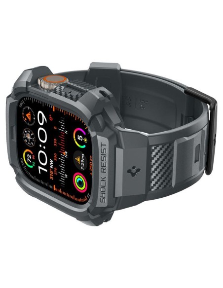 Etui Spigen Rugged Armor Pro na Apple Watch Ultra 1 / 2 (49 mm) - ciemnoszare Etui Spigen Rugged Armor Pro na Apple Watch Ultra 1 / 2 (49 mm) - ciemnoszare
