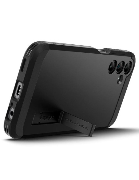 Etui Spigen Rugged Armor na Samsung Galaxy A15 4G / 5G - czarne