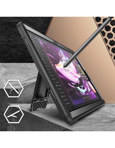 Etui Supcase Unicorn Beetle Pro na Samsung Galaxy Tab A9+ 11.0 X210 / X215 / X216 - czarne