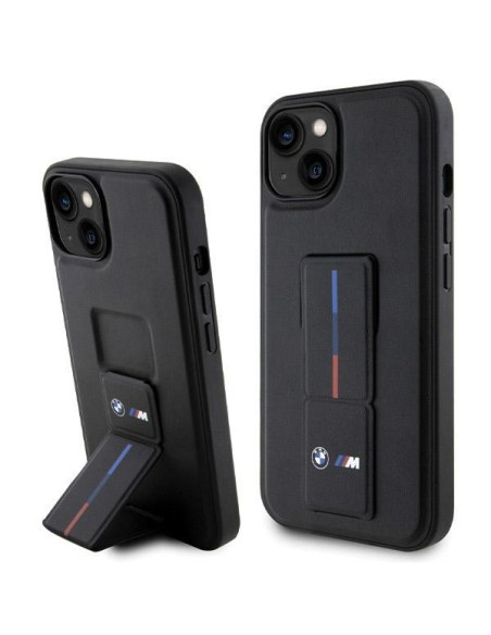 Etui BMW Grip Hot Stamp na iPhone 15 / 14 / 13 - czarne