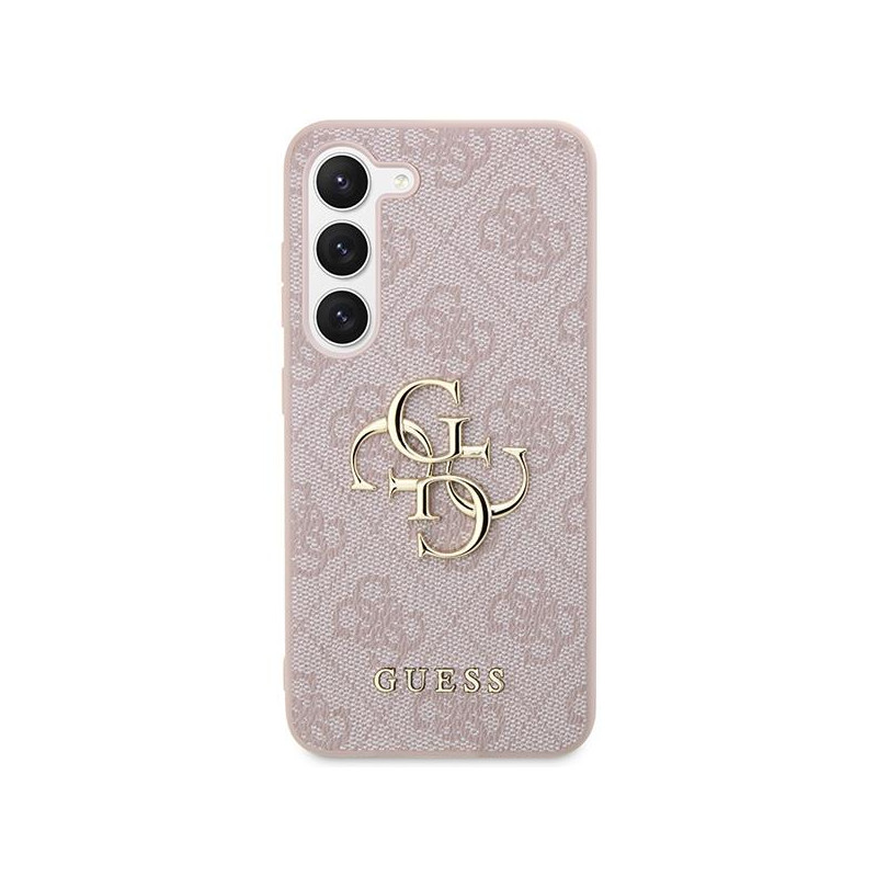 Etui Guess 4G Big Metal Logo na Samsung Galaxy S23 FE - różowe