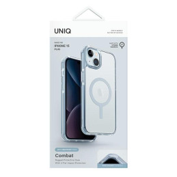 Etui UNIQ Combat Magclick Charging na iPhone 15 Plus / 14 Plus - jasnoniebieskie