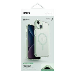 Etui UNIQ Combat Magclick Charging na iPhone 15 Plus / 14 Plus - miętowe