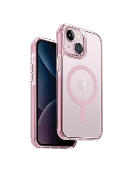 Etui UNIQ Combat Magclick Charging na iPhone 15 Plus / 14 Plus - różowe Etui UNIQ Combat Magclick Charging na iPhone 15 Plus / 14 Plus - różowe