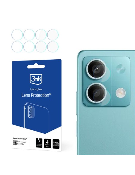 Szkło na aparat 3mk Lens Protection™ hybrydowe na Redmi Note 13 5G Szkło na aparat 3mk Lens Protection™ hybrydowe na Redmi Note 13 5G
