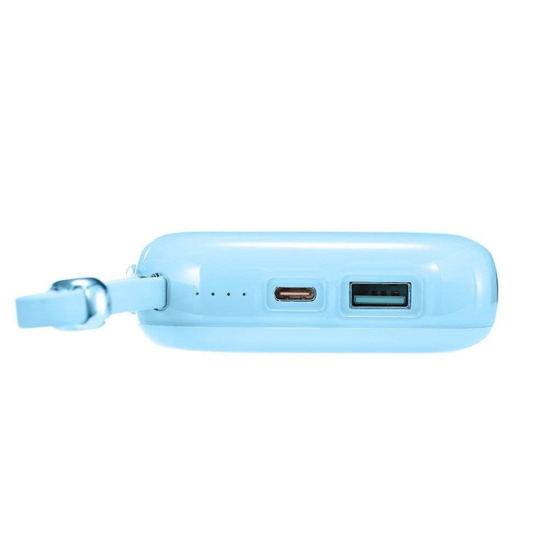 Powerbank 10000mAh Jelly Series 22,5W laidas iPhone Lightning blue