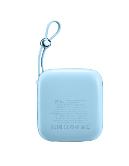 Powerbank 10000mAh Jelly Series 22,5W laidas iPhone Lightning blue Powerbank 10000mAh Jelly Series 22,5W laidas iPhone Lightning blue