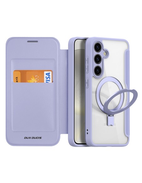 Etui Dux Ducis Skin X Pro z magnetycznym ringiem / podstawką do Samsung S24+ - fioletowe Etui Dux Ducis Skin X Pro z magnetycznym ringiem / podstawką do Samsung S24+ - fioletowe