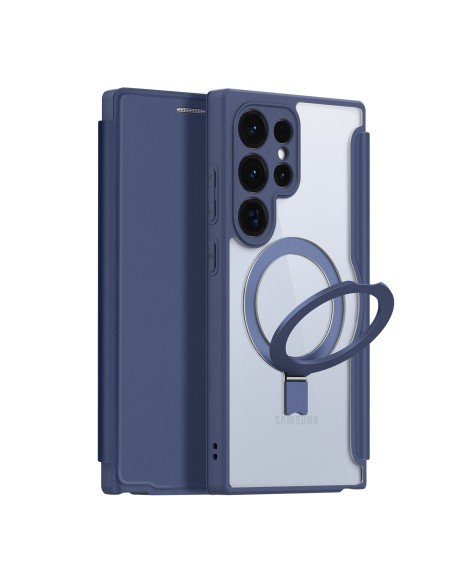 Etui Dux Ducis Skin X Pro z magnetycznym ringiem / podstawką do Samsung S24 Ultra - niebieskie Etui Dux Ducis Skin X Pro z magnetycznym ringiem / podstawką do Samsung S24 Ultra - niebieskie