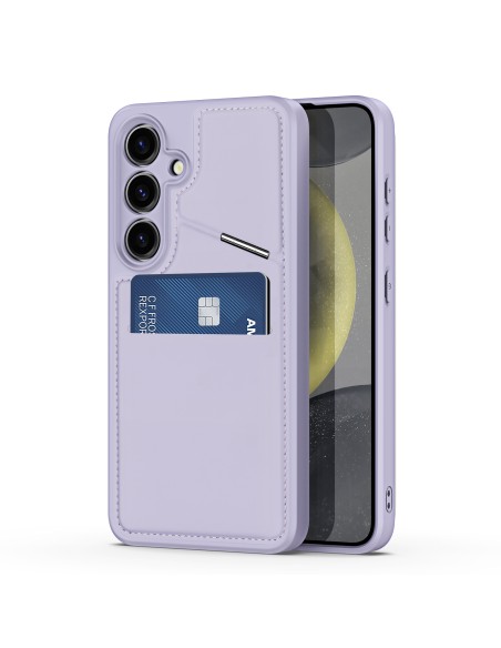 Etui Dux Ducis Rafi ll Mag do Samsung Galaxy S24 - fioletowe