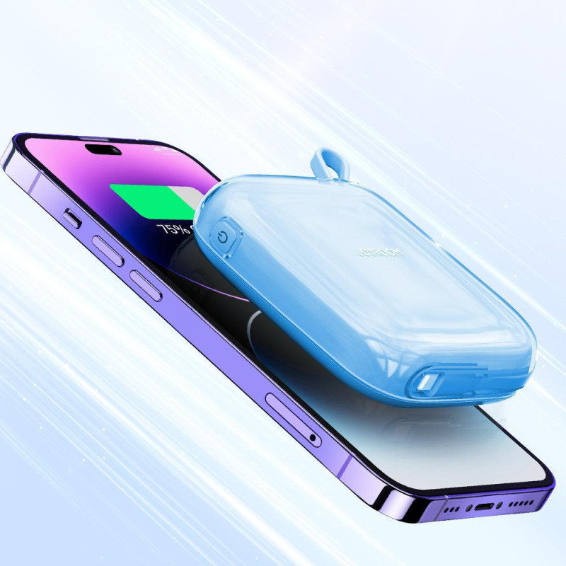 Powerbank 10000mAh Jelly Series 22,5W laidas iPhone Lightning blue