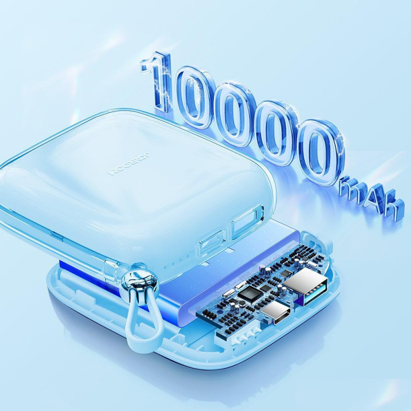 Powerbank 10000mAh Jelly Series 22,5W laidas iPhone Lightning blue
