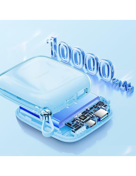 Powerbank 10000mAh Jelly Series 22,5W laidas iPhone Lightning blue Powerbank 10000mAh Jelly Series 22,5W laidas iPhone Lightning blue