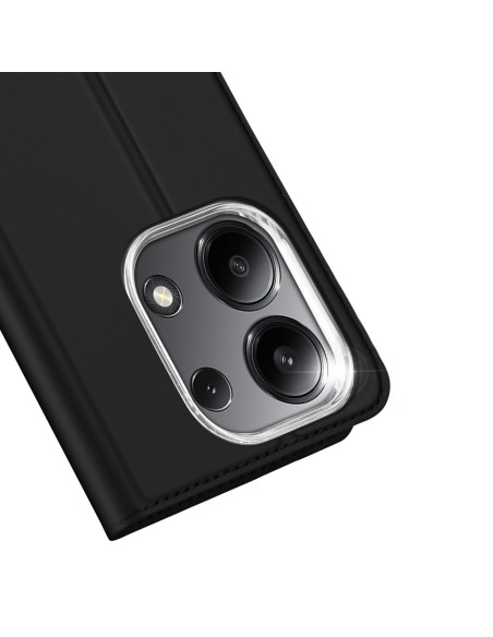 Etui Dux Ducis Skin Pro z klapką i miejscem na kartę na Xiaomi Redmi Note 13 4G - czarne Etui Dux Ducis Skin Pro z klapką i miejscem na kartę na Xiaomi Redmi Note 13 4G - czarne