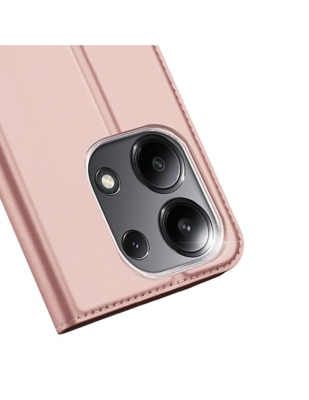 Etui z klapką Dux Ducis Skin Pro do Xiaomi Redmi Note 13 4G - różowe Etui z klapką Dux Ducis Skin Pro do Xiaomi Redmi Note 13 4G - różowe
