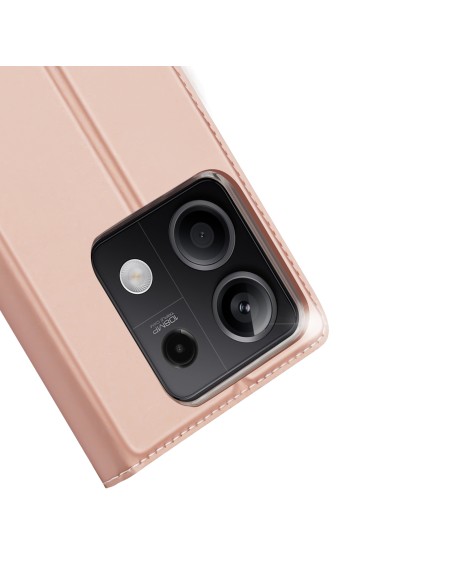 Etui Dux Ducis Skin Pro z klapką i miejscem na kartę na Xiaomi Redmi Note 13 5G - różowe Etui Dux Ducis Skin Pro z klapką i miejscem na kartę na Xiaomi Redmi Note 13 5G - różowe