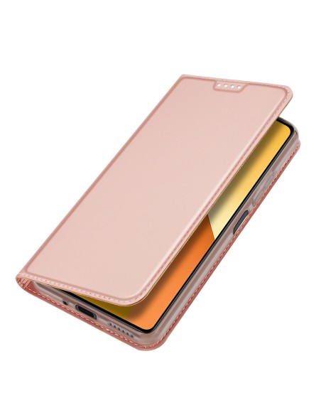 Etui Dux Ducis Skin Pro z klapką i miejscem na kartę na Xiaomi Redmi Note 13 5G - różowe Etui Dux Ducis Skin Pro z klapką i miejscem na kartę na Xiaomi Redmi Note 13 5G - różowe