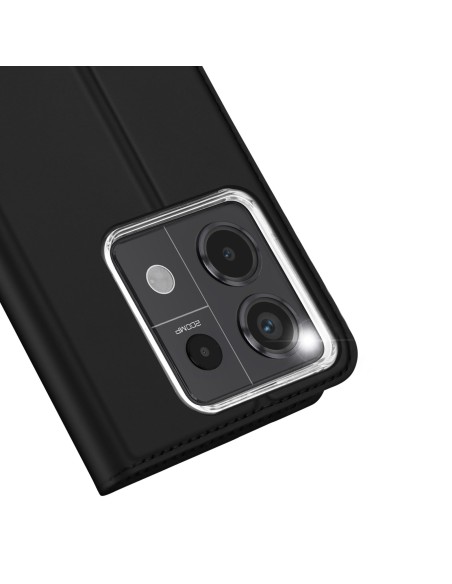 Etui Dux Ducis Skin Pro z klapką i miejscem na kartę na Xiaomi Redmi Note 13 Pro 5G - czarne Etui Dux Ducis Skin Pro z klapką i miejscem na kartę na Xiaomi Redmi Note 13 Pro 5G - czarne