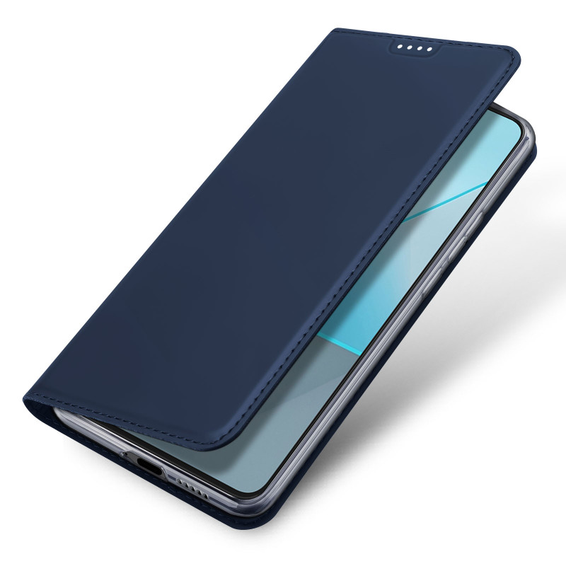 Etui Dux Ducis Skin Pro z klapką i miejscem na kartę na Xiaomi Redmi Note 13 Pro 5G - niebieskie