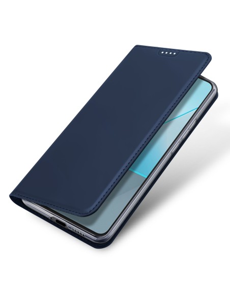 Etui Dux Ducis Skin Pro z klapką i miejscem na kartę na Xiaomi Redmi Note 13 Pro 5G - niebieskie